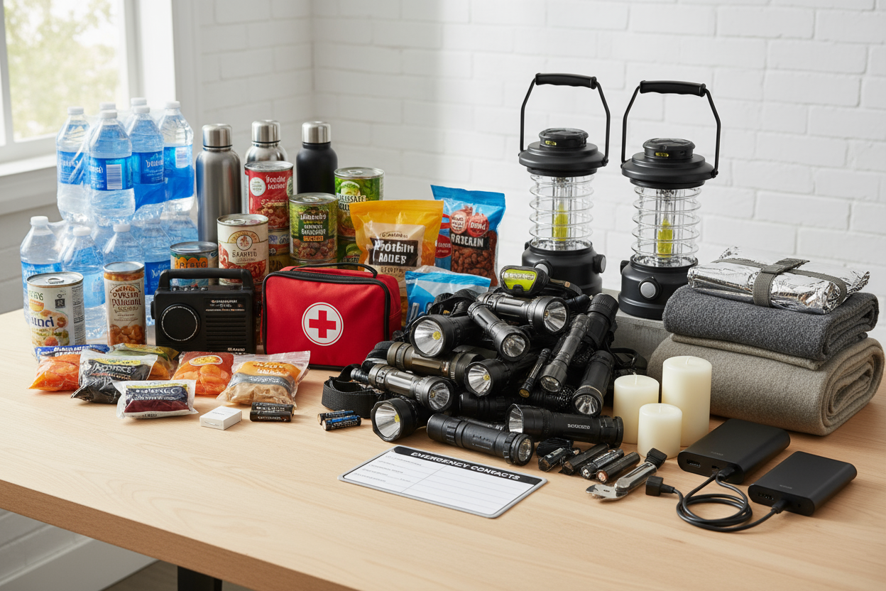 emergency supplies needed for prolonged power outage